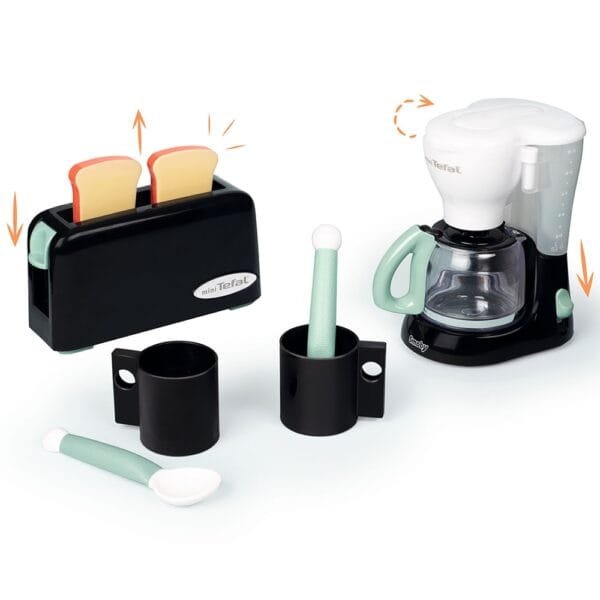 Set Smoby Tefal Breakfast Negru - Imagine 3