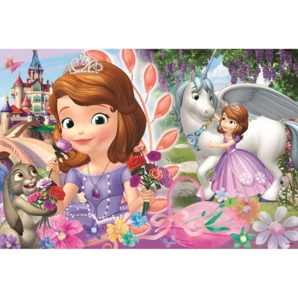 Puzzle Trefl Disney Sofia, Imparatia Aventurilor 100 Piese - Imagine 3