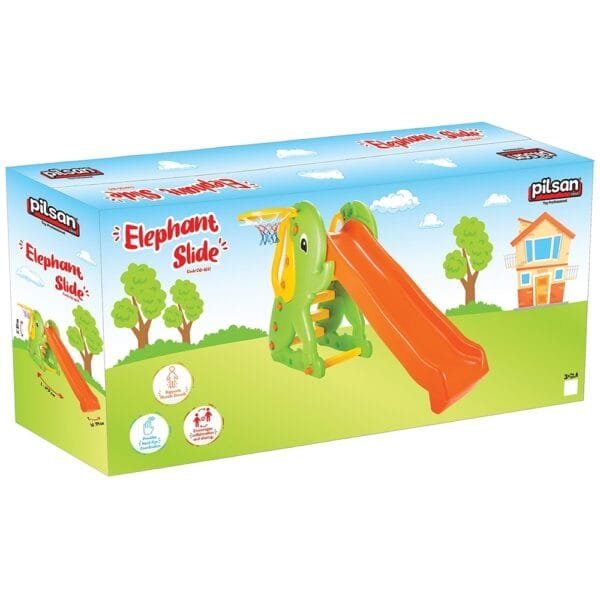 Tobogan Pilsan Elephant Slide Orange Green - Imagine 2