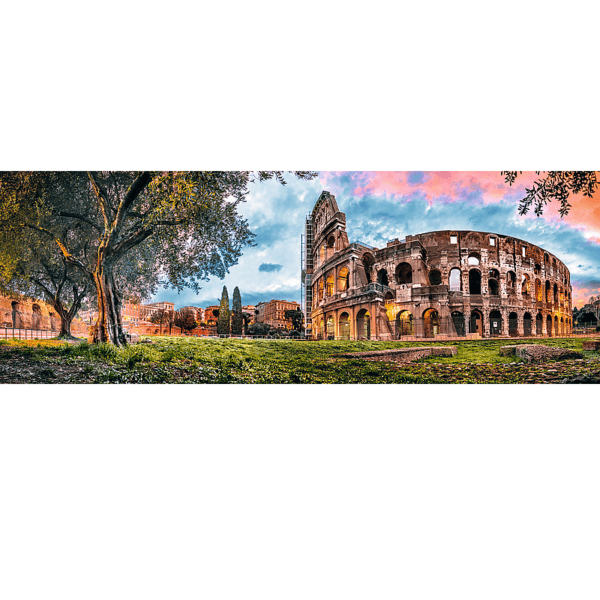 Puzzle Trefl Panorama, Colosseum In Zori 1000 Piese - Imagine 3