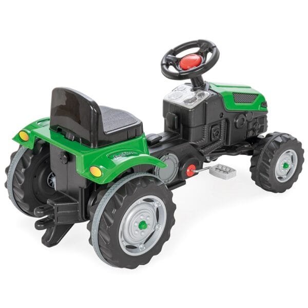 Tractor Cu Pedale Pilsan Active 07-314 Green - Imagine 2
