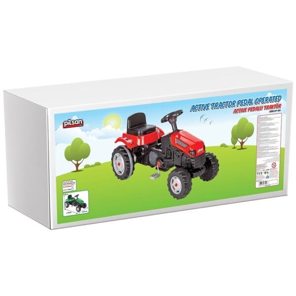 Tractor Cu Pedale Pilsan Active 07-314 Red - Imagine 4