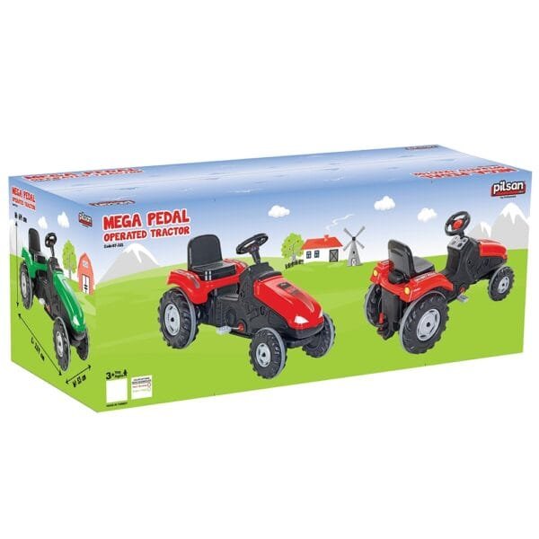 Tractor Cu Pedale Pilsan Mega 07-321 Green - Imagine 3