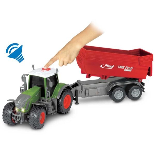 Tractor Dickie Toys Fendt 939 Vario Cu Remorca 41 Cm - Imagine 6