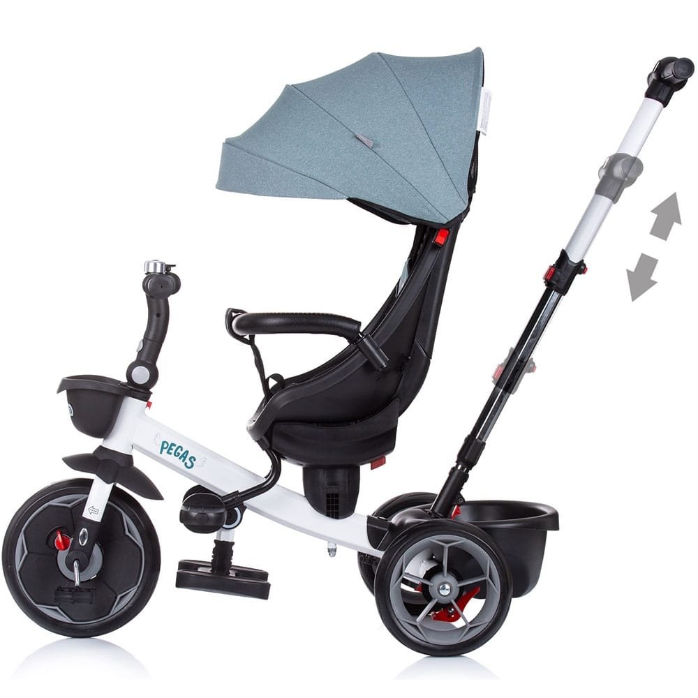 Tricicleta Chipolino Pegas Cu Sezut Reversibil Avocado 4 Tricicleta Chipolino Pegas Cu Sezut Reversibil Avocado - Imagine 3