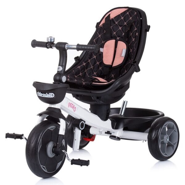 Tricicleta Chipolino Pegas Cu Sezut Reversibil Blush - Imagine 9