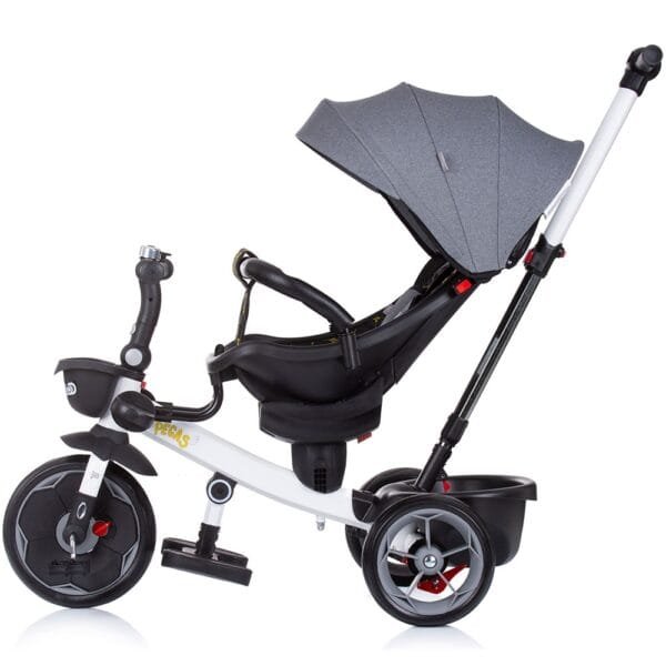 Tricicleta Chipolino Pegas Cu Sezut Reversibil Platinum - Imagine 5