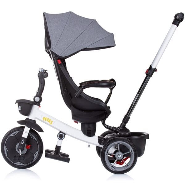 Tricicleta Chipolino Pegas Cu Sezut Reversibil Platinum - Imagine 6