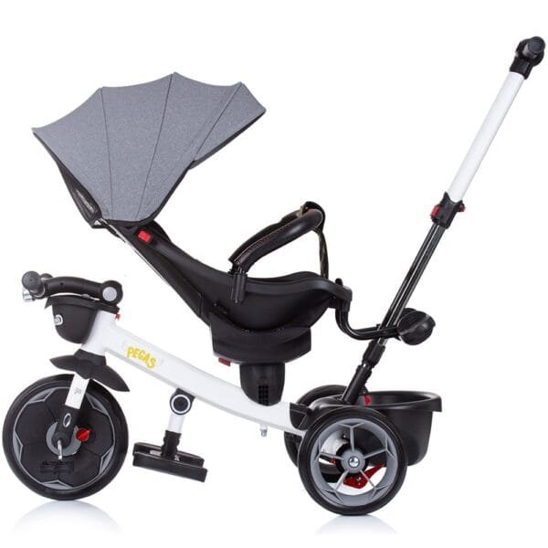 Tricicleta Chipolino Pegas Cu Sezut Reversibil Platinum - Imagine 7