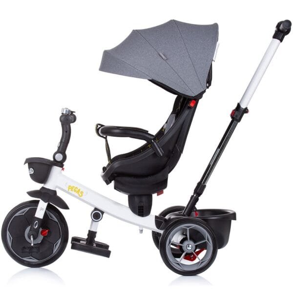 Tricicleta Chipolino Pegas Cu Sezut Reversibil Platinum - Imagine 8