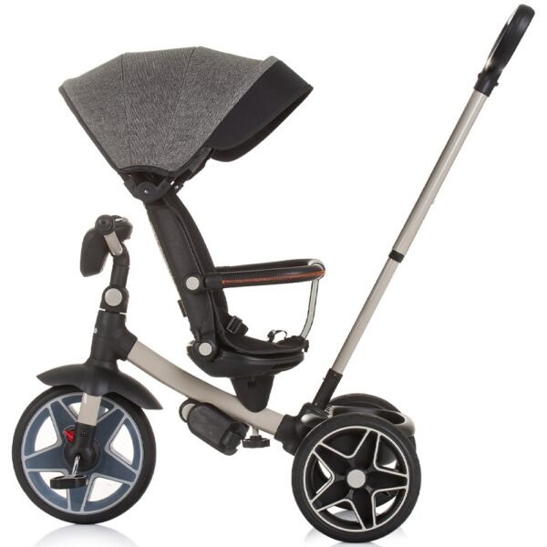 Tricicleta Cu Copertina Si Sezut Reversibil Chipolino Derby Granite - Imagine 5