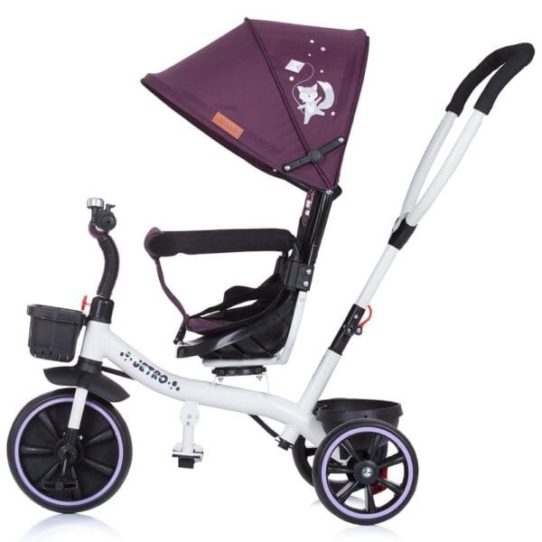 Tricicleta Cu Copertina Si Sezut Reversibil Chipolino Jetro Lilac - Imagine 2