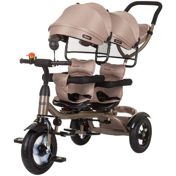 Tricicleta Gemeni Chipolino 2Play Golden Beige