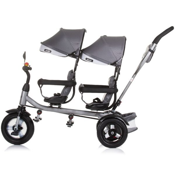 Tricicleta Gemeni Chipolino 2Play Silver Grey - Imagine 3