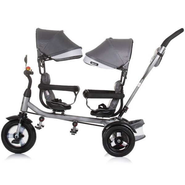 Tricicleta Gemeni Chipolino 2Play Silver Grey - Imagine 4