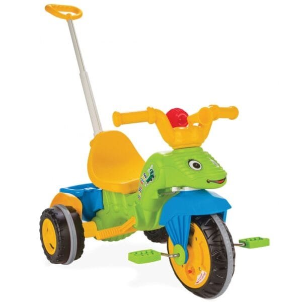 Tricicleta Pilsan Caterpillar Green Cu Maner