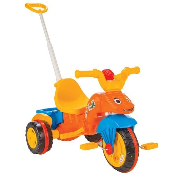 Tricicleta Pilsan Caterpillar Orange Cu Maner