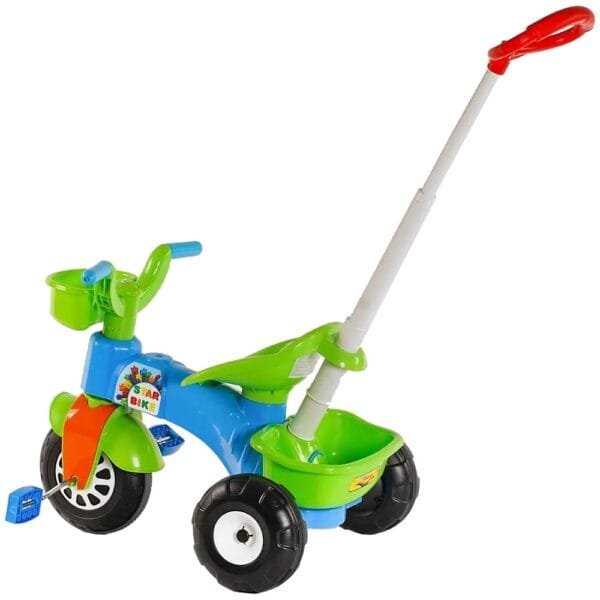 Tricicleta Pilsan Star Blue Cu Maner - Imagine 2