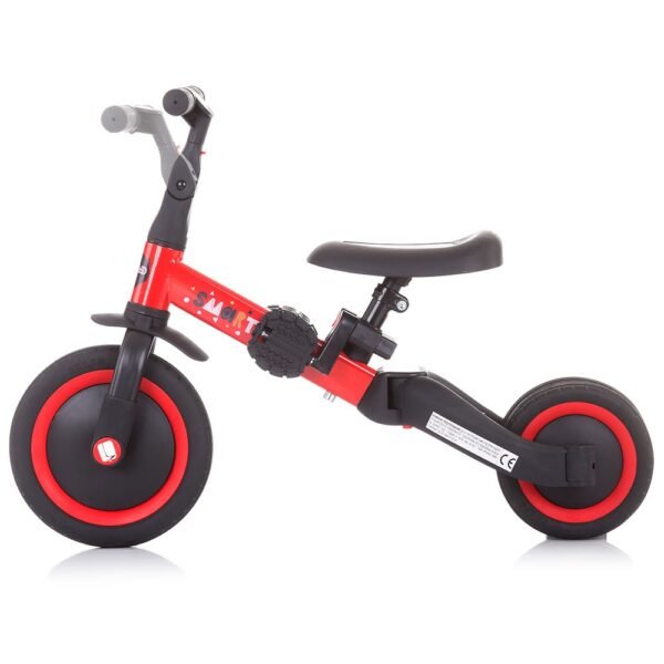 Tricicleta Si Bicicleta Chipolino Smarty 2 In 1 Red - Imagine 4