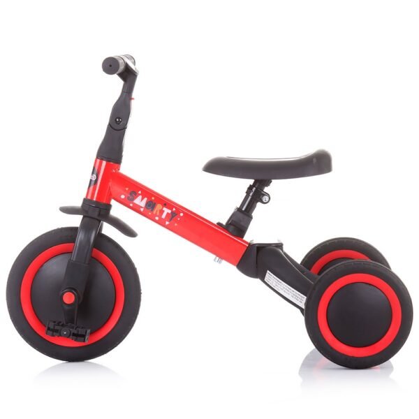 Tricicleta Si Bicicleta Chipolino Smarty 2 In 1 Red - Imagine 5