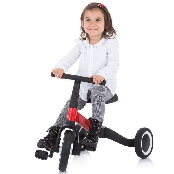 Tricicleta Si Bicicleta Chipolino Smarty 2 In 1 Red - Imagine 7