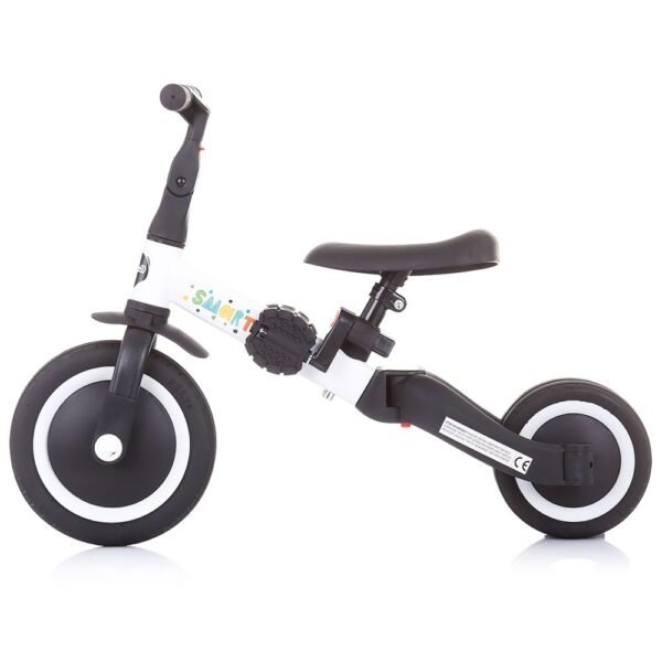 Tricicleta Si Bicicleta Chipolino Smarty 2 In 1 White - Imagine 3