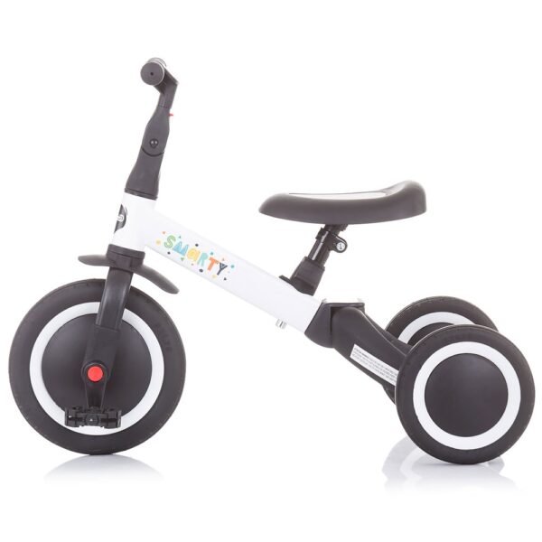 Tricicleta Si Bicicleta Chipolino Smarty 2 In 1 White - Imagine 5