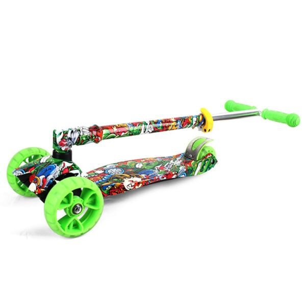 Trotineta Chipolino Croxer Evo Green Grafitti - Imagine 3