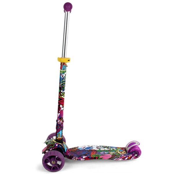 Trotineta Chipolino Croxer Evo Purple Grafitti - Imagine 2