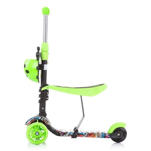 Trotineta Chipolino Kiddy Evo Green Graffiti - Imagine 2