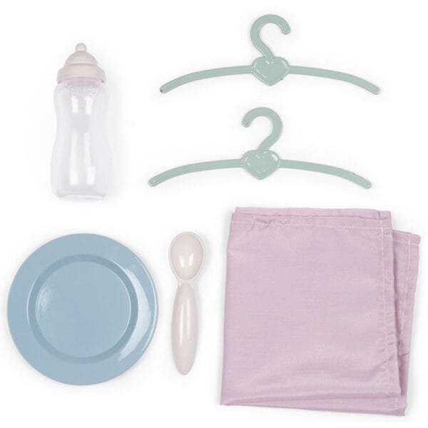 Valiza Multifunctionala Pentru Papusi Smoby Baby Nurse 3 In 1 Maro - Imagine 3