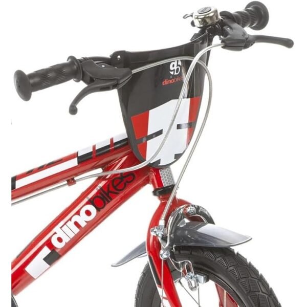 Bicicleta Copii Dino Bikes 12' 412 Rosu - Imagine 3