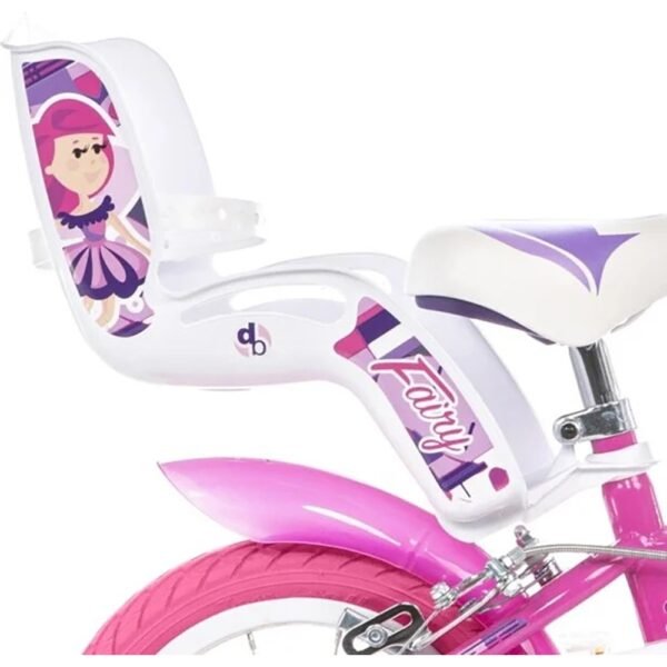 Bicicleta Copii Dino Bikes 12' Fairy Roz - Imagine 5