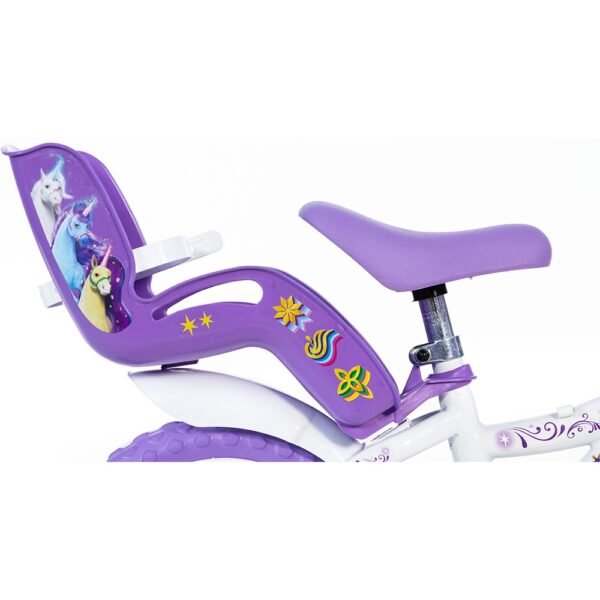 Bicicleta Copii Dino Bikes 12' Unicorn Academy - Imagine 6