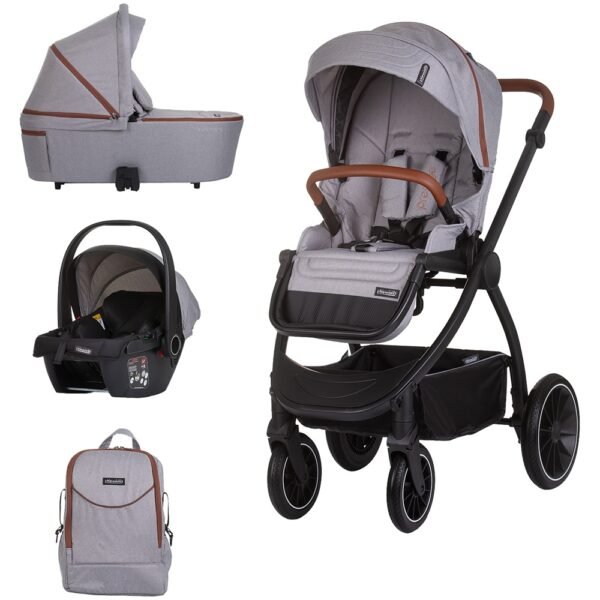 Carucior Chipolino Prestige 3 In 1 Cloud Grey