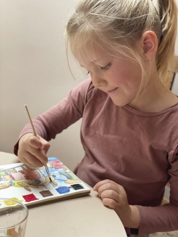 Joc Creativ Carte De Colorat Cu Acuarela, Egmont Toys - Imagine 2