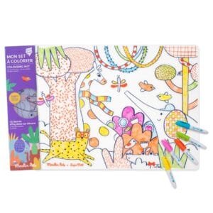 Joc Creativ Plansa Din Silicon De Colorat, Moulin Roty