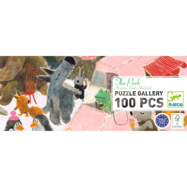 Puzzle Galerie Fiesta Animalelor, Djeco - Imagine 2