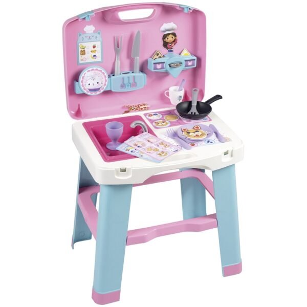 Bucatarie Smoby Gabby Kitchen Cu 16 Accesorii