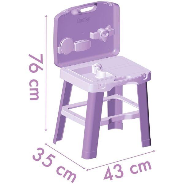 Bucatarie Smoby Gabby Kitchen Cu 16 Accesorii - Imagine 3