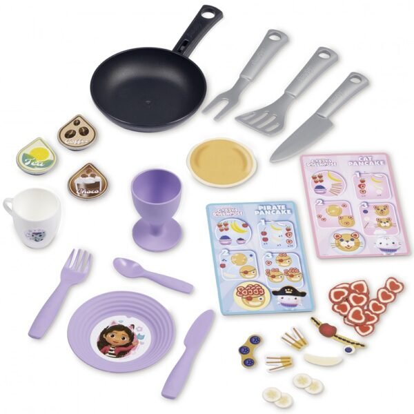 Bucatarie Smoby Gabby Kitchen Cu 16 Accesorii - Imagine 4
