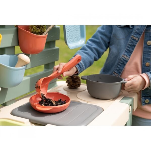 Bucatarie Smoby Mud Kitchen Cu 15 Accesorii - Imagine 8