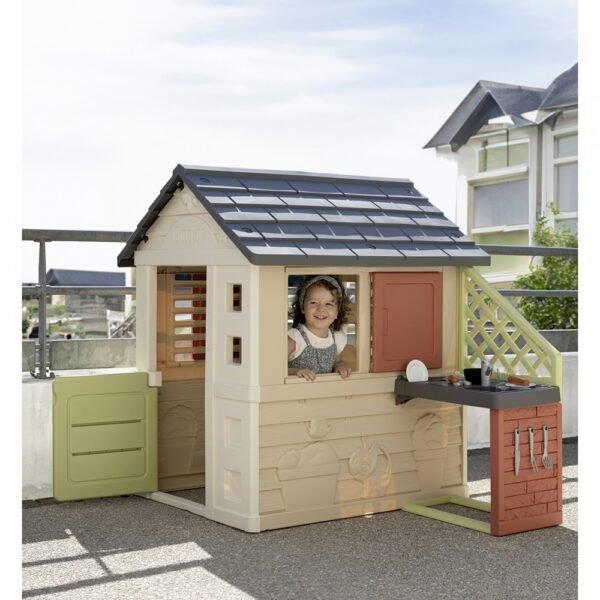 Casuta Pentru Copii Smoby Life Nature Cu Bucatarie - Imagine 4