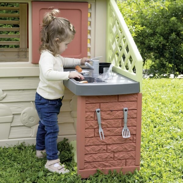 Casuta Pentru Copii Smoby Life Nature Cu Bucatarie - Imagine 5