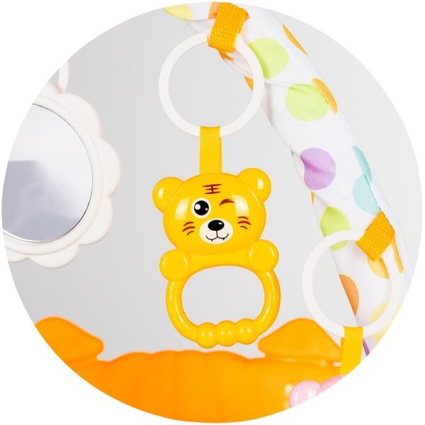 Covoras De Joaca Cu Pian Chipolino Zoo Party Blue - Imagine 5