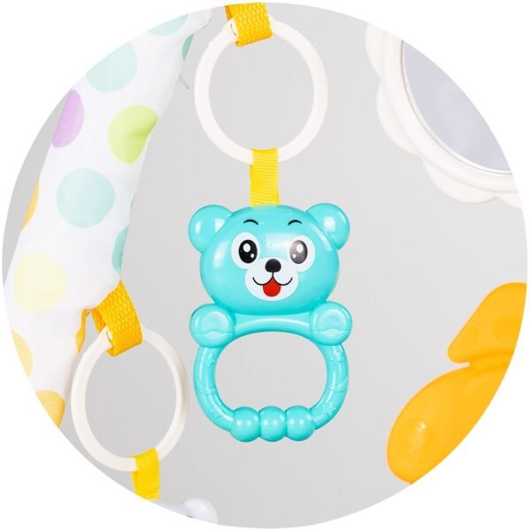Covoras De Joaca Cu Pian Chipolino Zoo Party Blue - Imagine 6