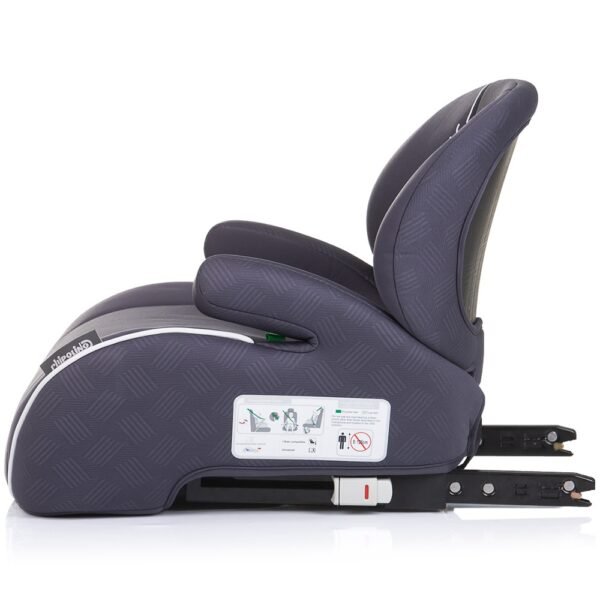 Inaltator Auto Chipolino Sonic I-Size 125-150 Cm Cu Sistem Isofix Anthracite, Testat Adac - Imagine 3