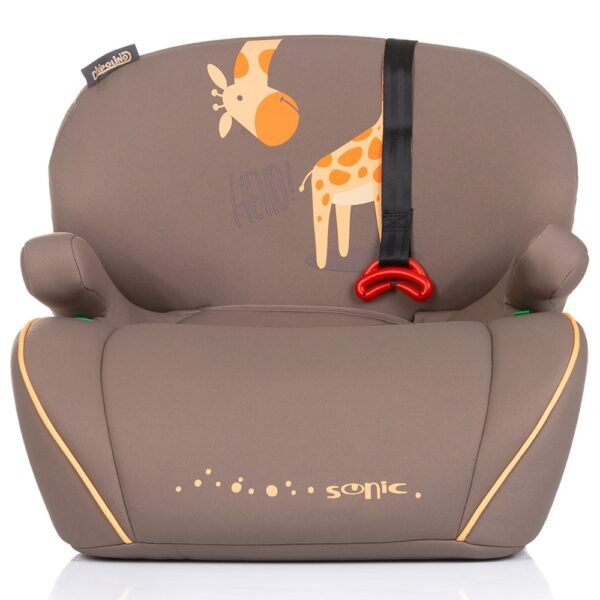 Inaltator Auto Chipolino Sonic I-Size 125-150 Cm Cu Sistem Isofix Giraffe, Testat Adac - Imagine 2