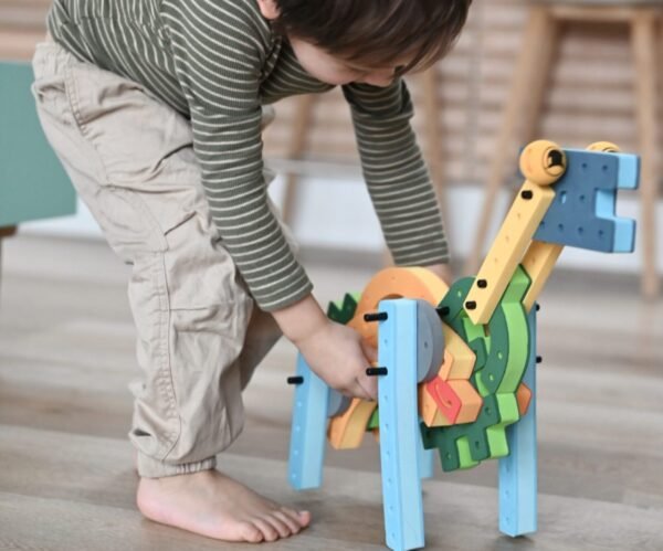 Joc De Construit Cu Blocuri Combiner, Bakoba - Imagine 3