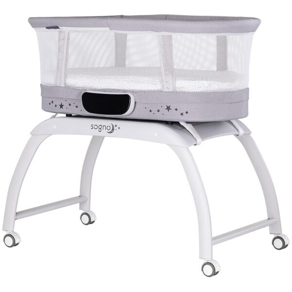 Patut Cu Leganare Si Cantar Integrat Chipolino Sogno 2 In 1 Grey